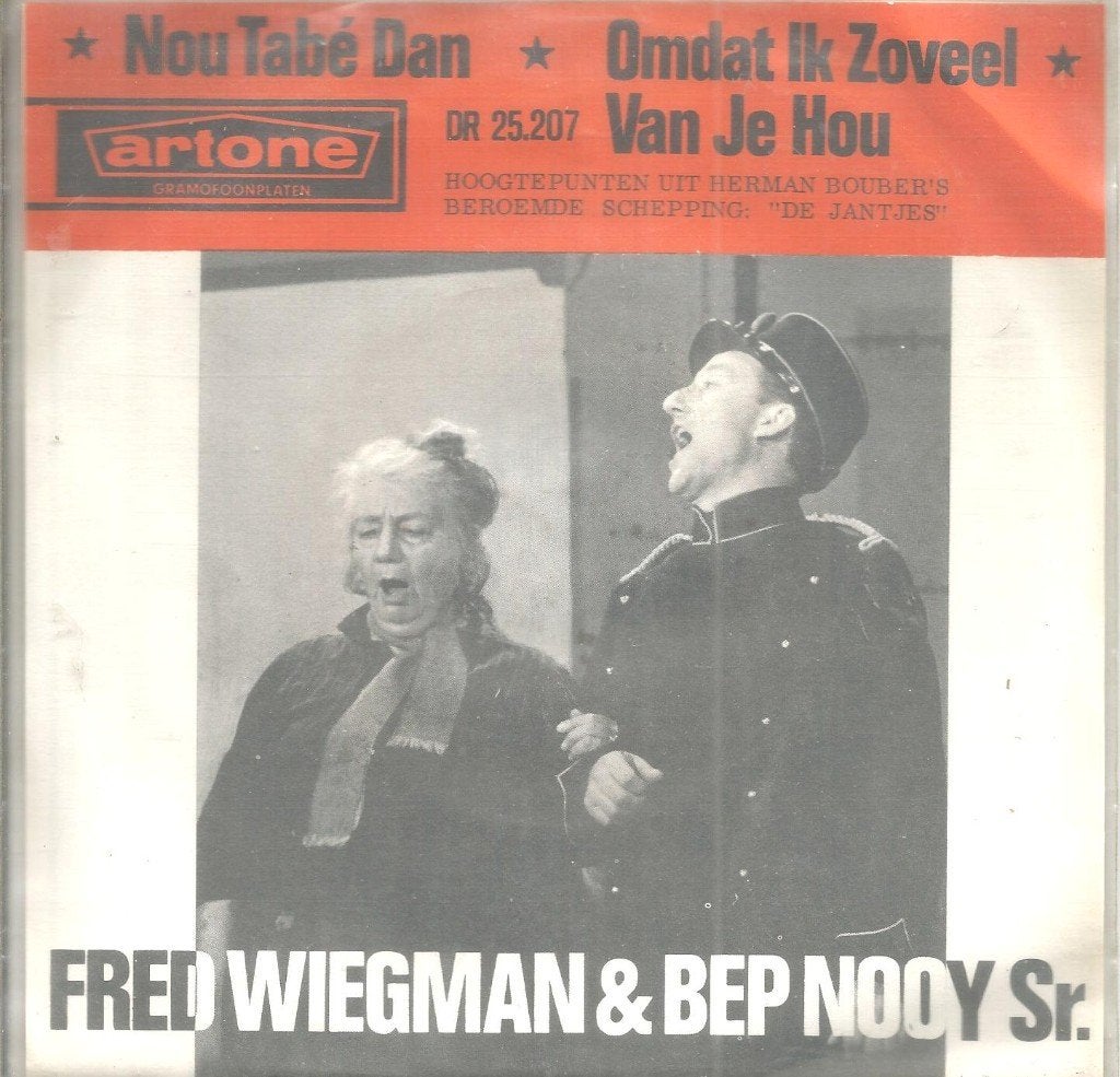 Fred Wiegman – Nou, Tabe Dan Ik Groet Je (1963), Gebruikt, Fotohoes, 7 inch, Ophalen of Verzenden