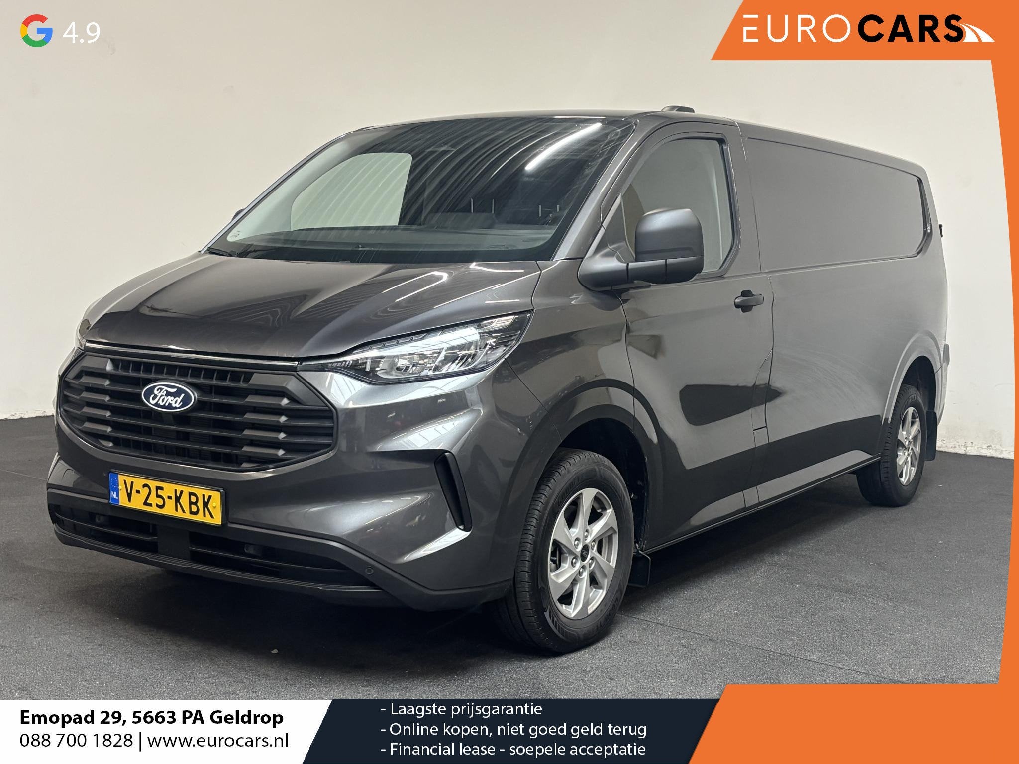 Ford Transit Custom 280 2.0 TDCI L2H1 Trend Nieuw Model Navi, Auto's, Bestelauto's, Voorwielaandrijving, Stof, 1836 kg, 4 cilinders