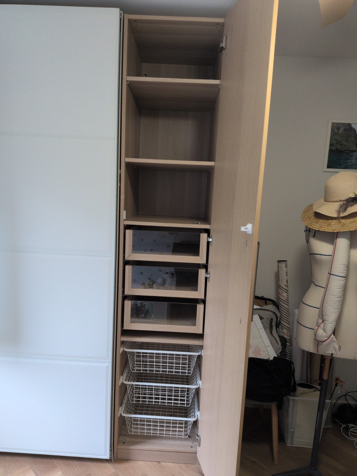 PAX 50x58x236 GIVE AWAY, Gebruikt, 200 cm of meer, 50 tot 75 cm, 50 tot 100 cm