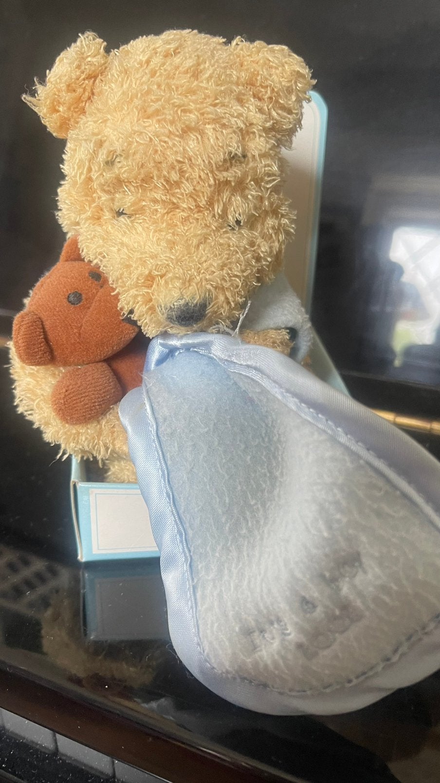 Me to You Tatty Teddy met baby beertje en dekentje, Ophalen of Verzenden, Zo goed als nieuw, Stoffen beer, Me To You