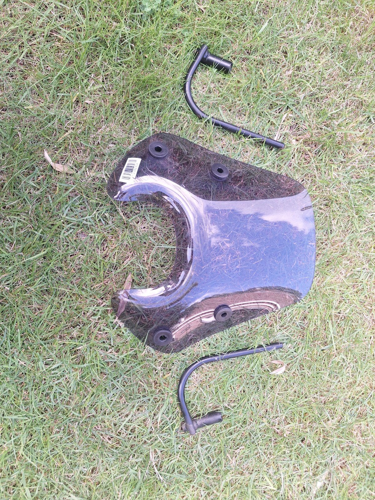 Windscherm met krasschade van zip, Motoren, Ophalen of Verzenden, Gebruikt