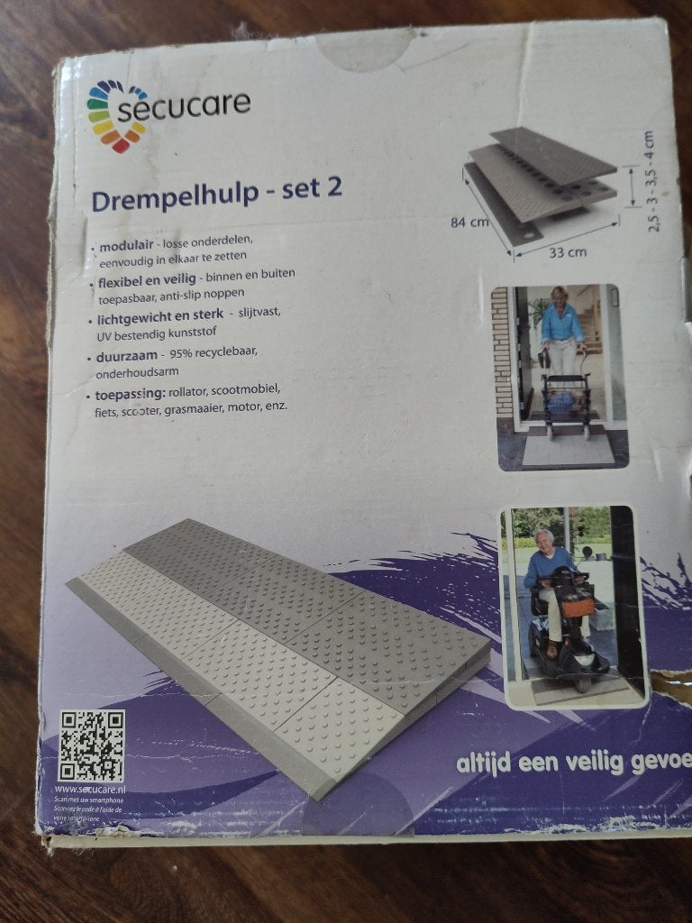 Secucare drempelhulp set 2, Diversen, Ophalen of Verzenden, Gebruikt