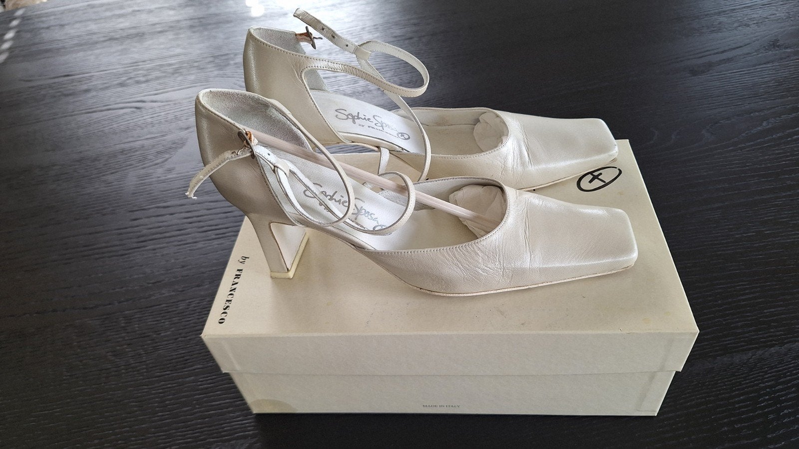 Sophie Sposa trouwschoenen, Sophie Sposa, Wit, Ophalen of Verzenden, Zo goed als nieuw