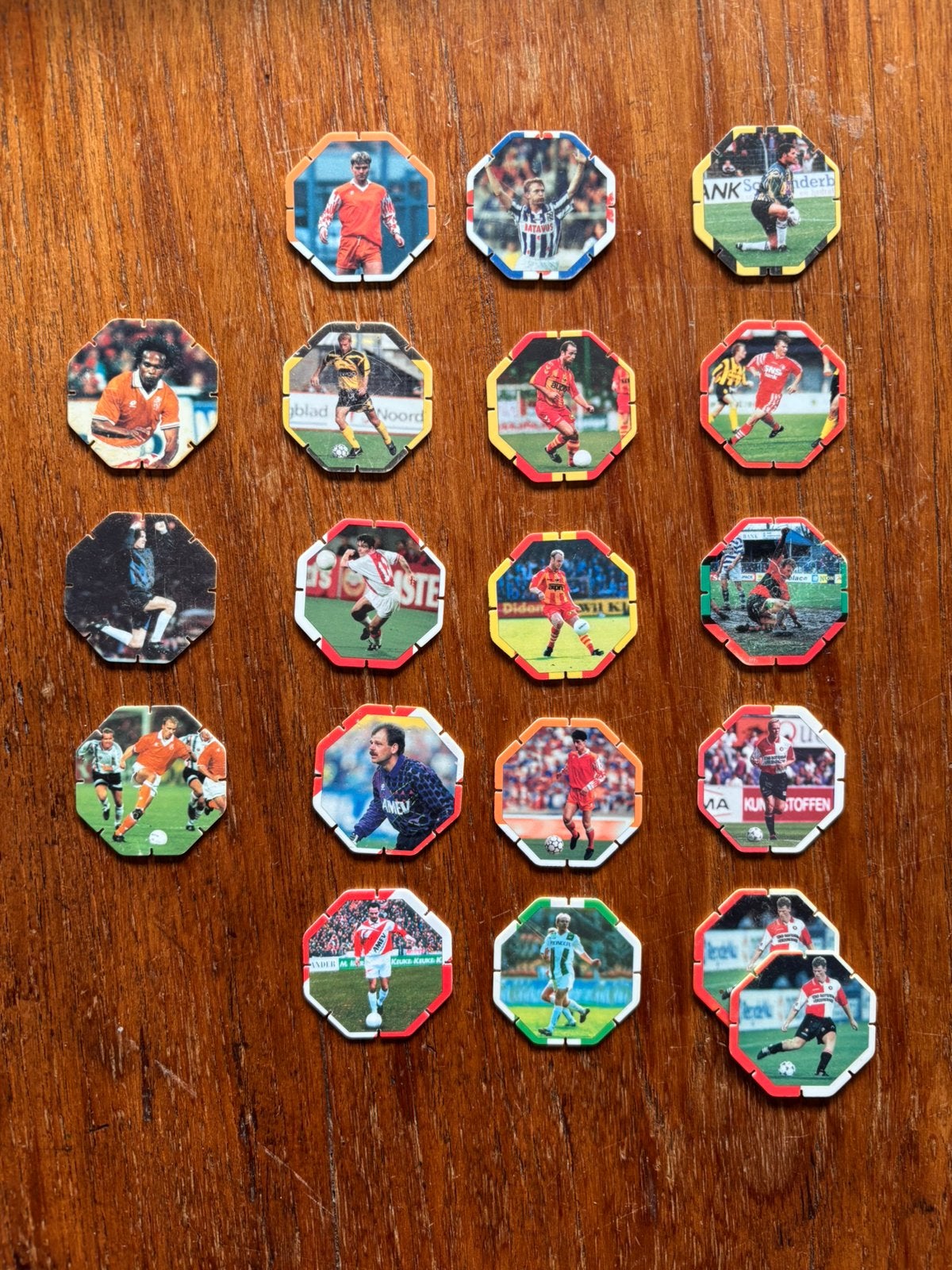 Topshots flippo’s incl Bergkamp, Koeman, Overmars en vd Sar, Ophalen of Verzenden, Losse flippo's