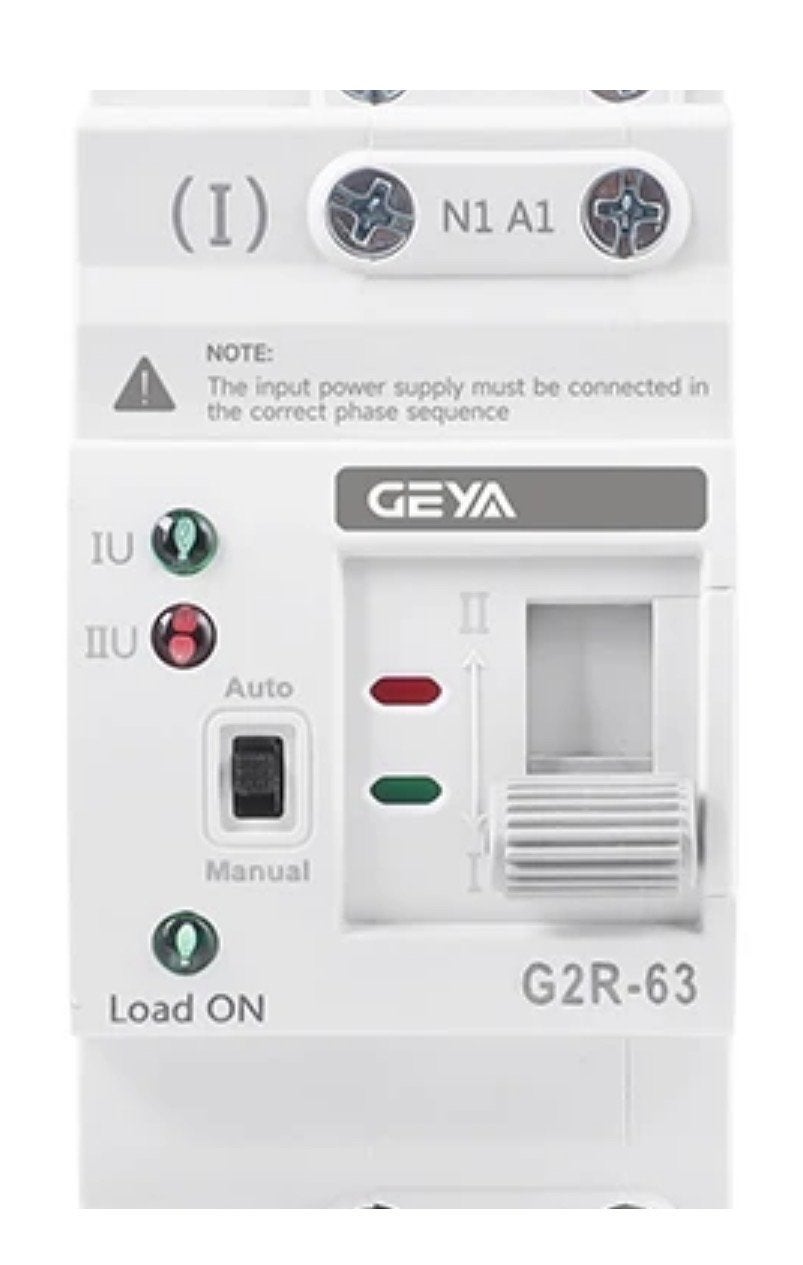 Geya G2R-63 1-fase ATS schakelaar - Netstroom/Noodstroom, Ophalen of Verzenden, Nieuw, Overige merken, Schakelaar