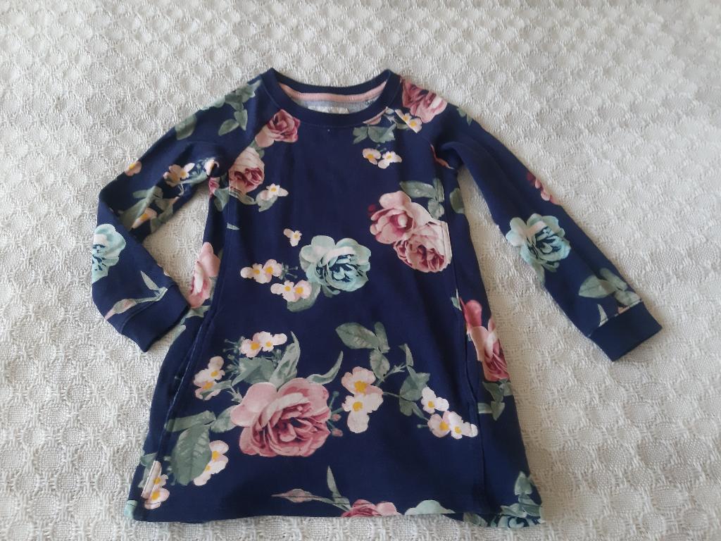 leuke blauwe jurk LOGG maat 122/128, Kinderen en Baby's, Kinderkleding | Maat 122, Ophalen, Zo goed als nieuw, Jurk of Rok, LOGG