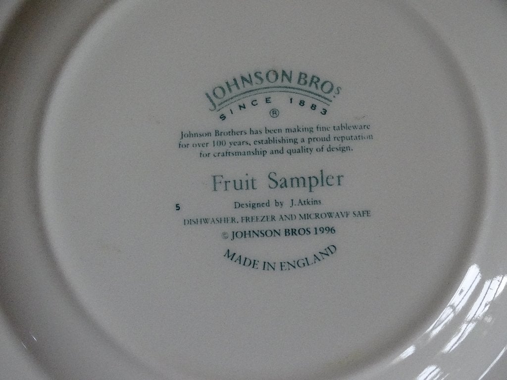 Servies, Engels, Johnson Bros, FRUIT SAMPLER, z.g.a.n., Ophalen of Verzenden