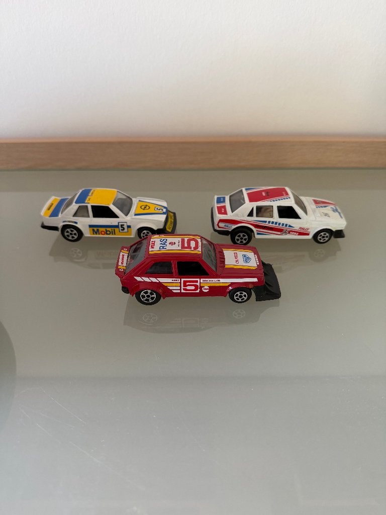 Set Vintage Polistil Rally Modelauto's, Ophalen of Verzenden, Gebruikt, Auto, Overige merken