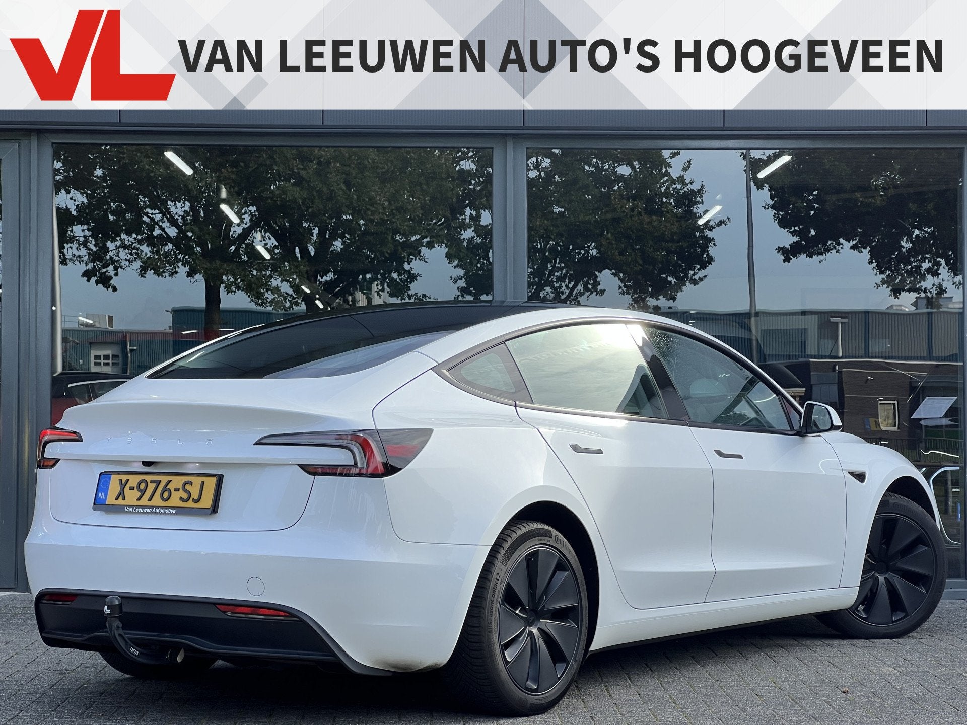 Tesla Model 3 RWD 60 kWh | Leder | Trekhaak | 60 kWh, Auto's, Automaat, 513 km, Achterwielaandrijving, Gebruikt