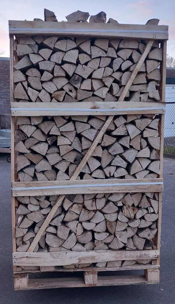 hard HAARDHOUT HAAGBEUK in pallet/bigbag/los/netzak,25 cm., 6 m³ of meer, Ophalen of Verzenden, Beukenhout, Blokken