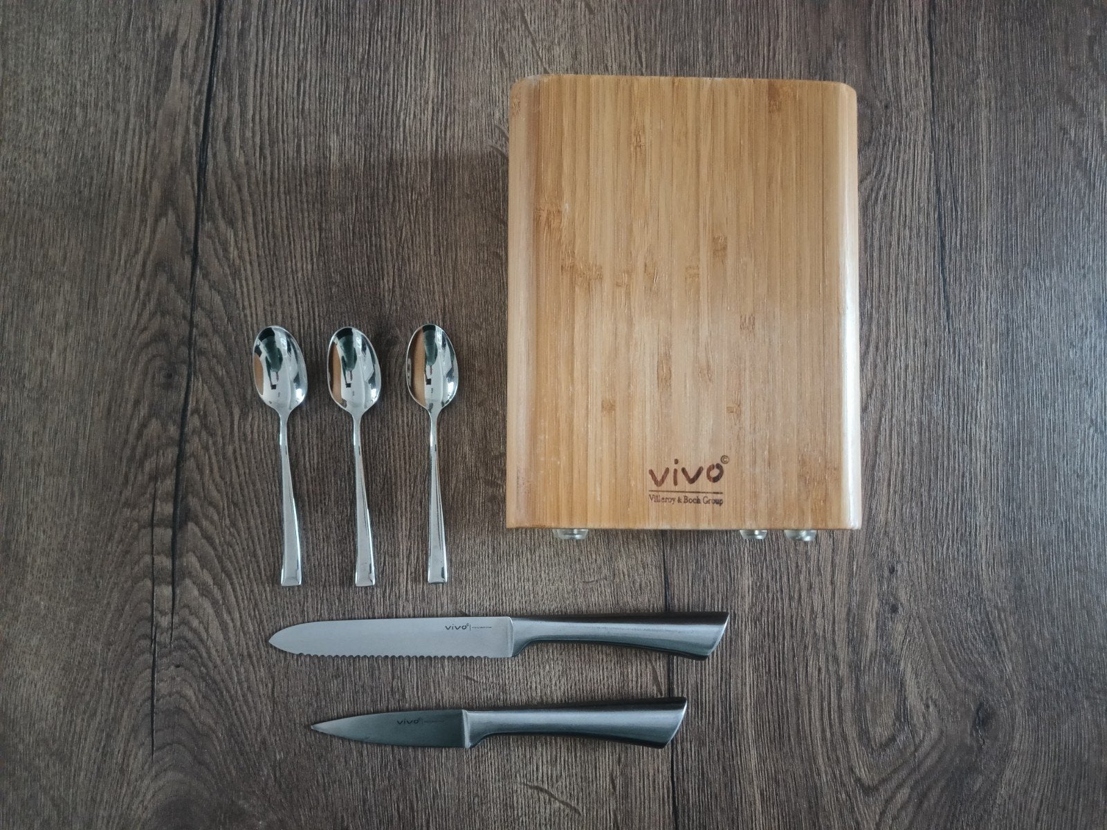 Villeroy & Boch Vivo setje, Villeroy & Boch, Ophalen of Verzenden, Zo goed als nieuw, Rvs of Chroom