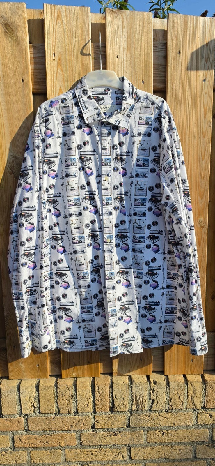 Uniek Wolff Blitz Overhemd XXL (valt als XL), Meerkleurig, Ophalen of Verzenden, Halswijdte 43/44 (XL), Wolff Blitz