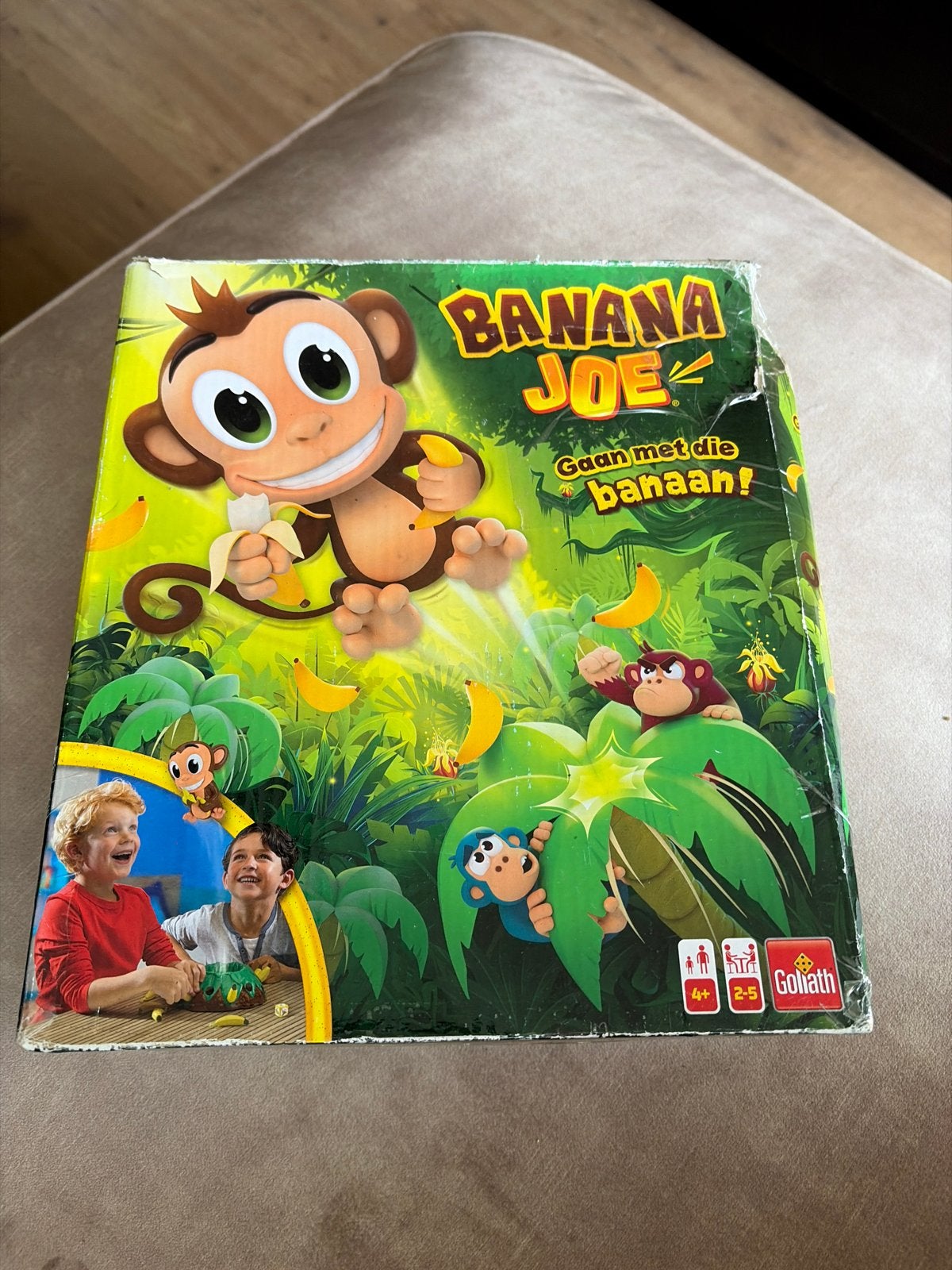 Banana Joe bordspel - Ga met die banaan!, Drie of vier spelers, Ophalen of Verzenden, Zo goed als nieuw