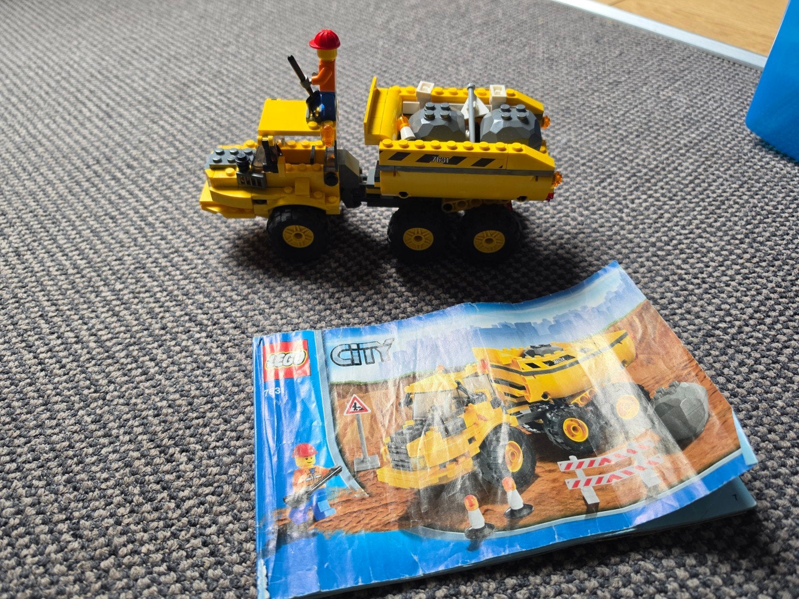 Lego City 7631 Kiepwagen met instructies, Verzenden, Lego, Complete set, Inclusief instructies