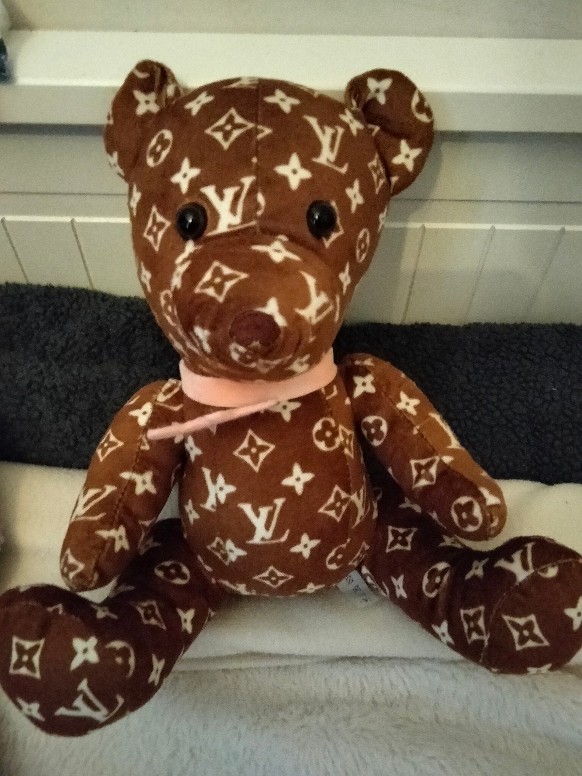 Unieke Louis Vuitton Stijl Knuffelbeer, Overige merken, Beer, Ophalen of Verzenden, Zo goed als nieuw