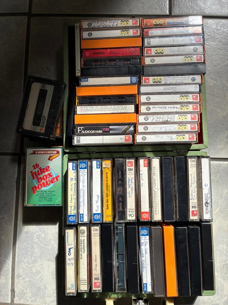 81 bespeelde cassettebandjes jaren 70/80 Top 40 Disco Soul, Gebruikt, Ophalen of Verzenden, Voorbespeeld, Pop