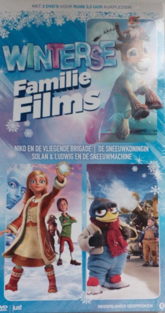 3 - Dcd's Winterse familie films - Nieuw, Cd's en Dvd's, Tekenfilm, Overige soorten, Ophalen of Verzenden, Vanaf 6 jaar