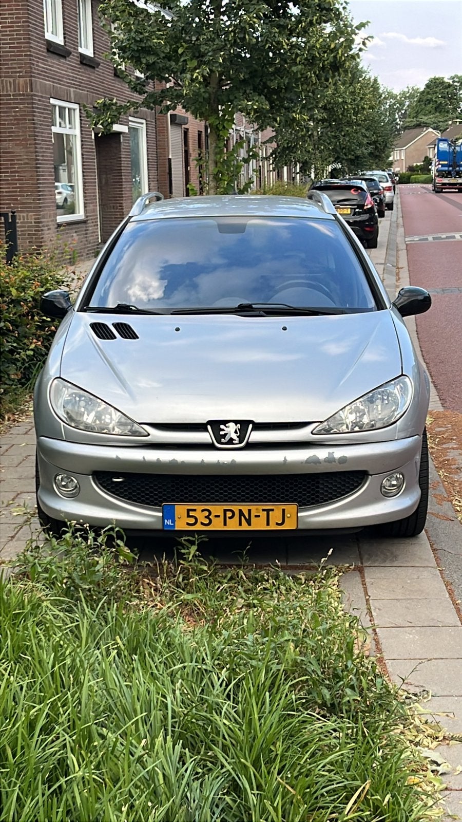 Peugeot 206 1.6 16V SW XS 2004 Grijs, Auto-onderdelen, Ophalen, Voor, Peugeot, Deur