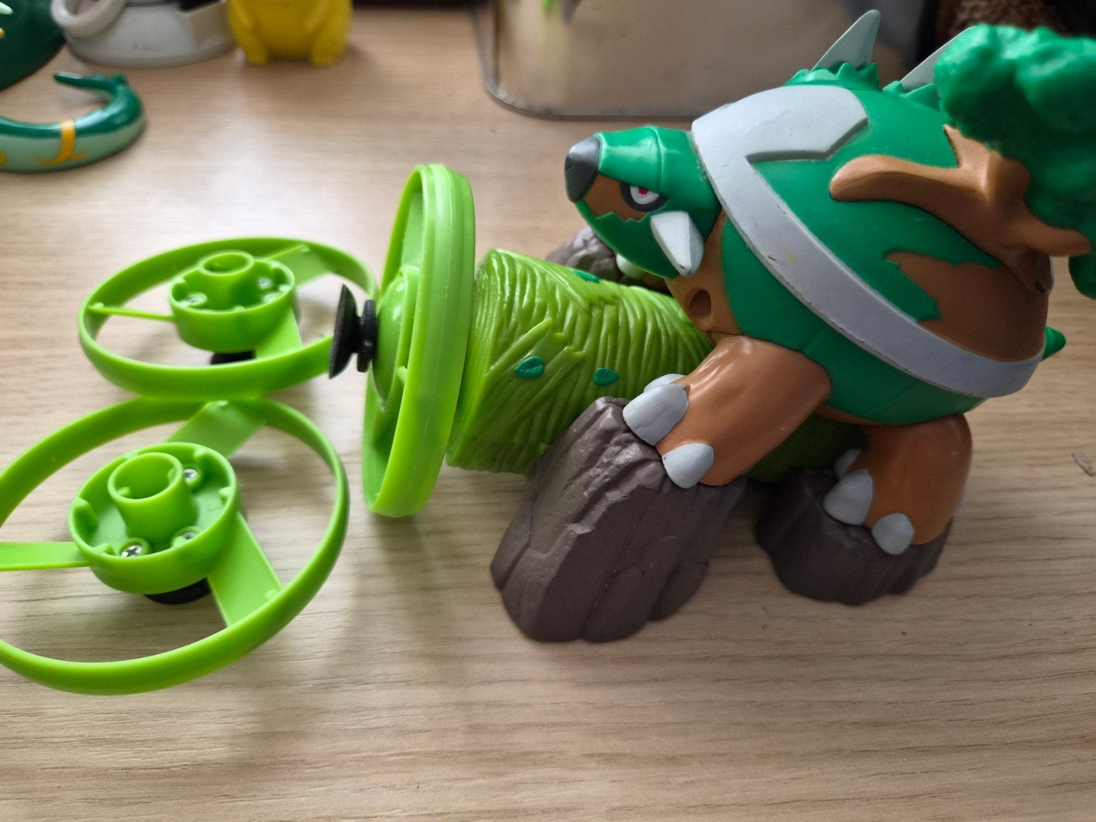 Pokémon Torterra figuur met draaiende bladeren, Ophalen of Verzenden