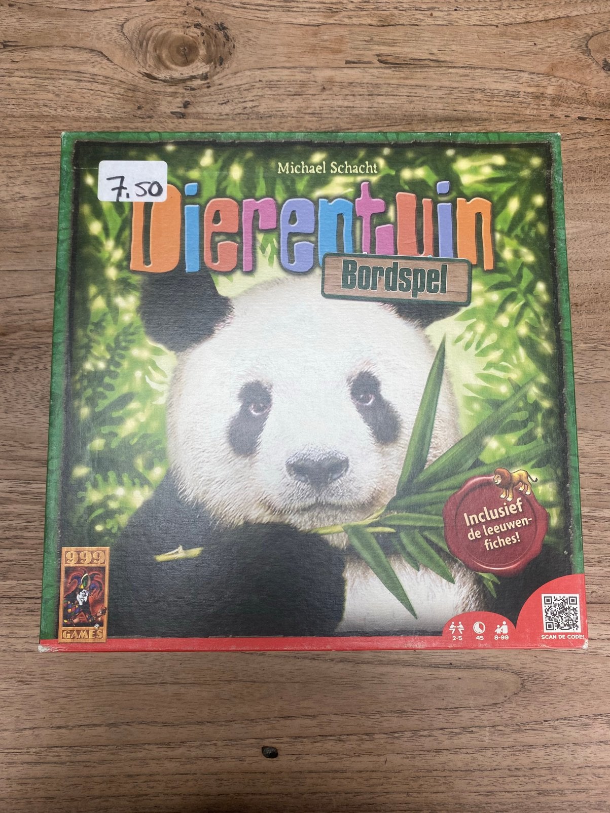 999 games Dierentuin Bordspel, zgan, Ophalen of Verzenden, Zo goed als nieuw