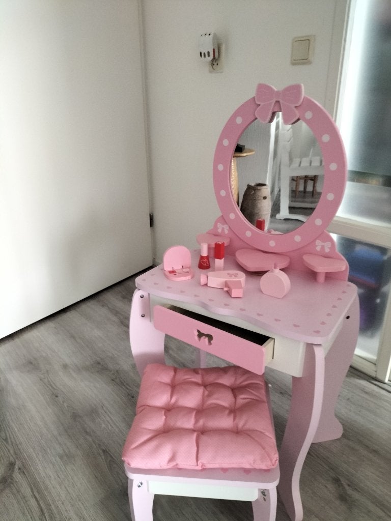 Makeup tafeltje met bankje, Ophalen, Nieuw, Tafel(s) en Stoel(en)