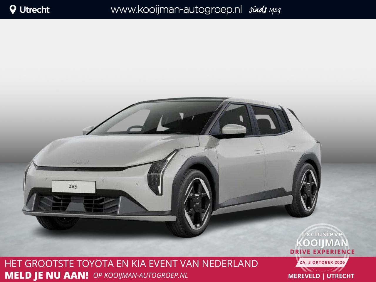 Kia EV4 Plus Advanced 81.4 kWh Direct leverbaar., Auto's, 81 kWh, 510 min, 594 km, Origineel Nederlands