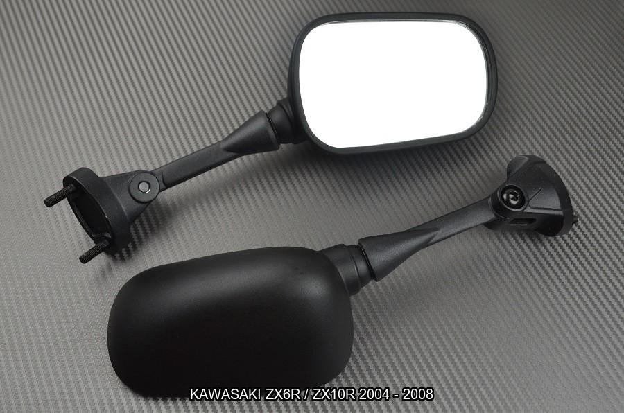 Set spiegels voor KAWASAKI ZX6R / ZX10R 2004 - 2008, Motoren, Verzenden, Nieuw