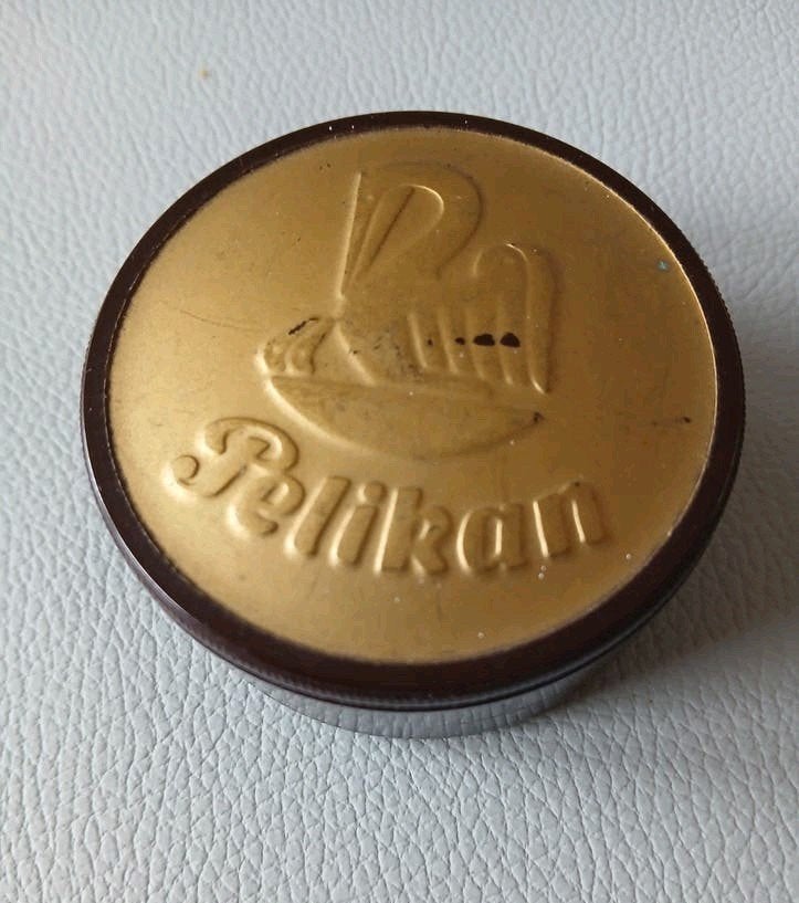 Vintage Pelikan Bakelieten Schrijfmachinelint Doosje –1950, Ophalen of Verzenden