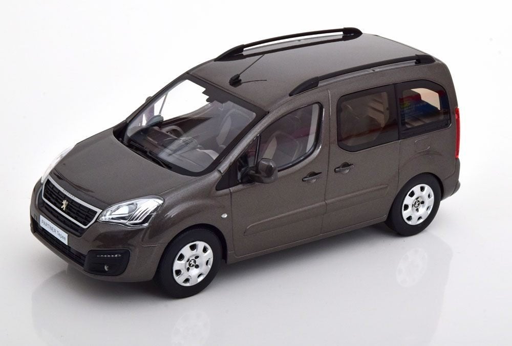 Peugeot Partner 2016 Mokka Brown 1-18 Norev, Hobby en Vrije tijd, Auto, Norev, Ophalen of Verzenden, Norev