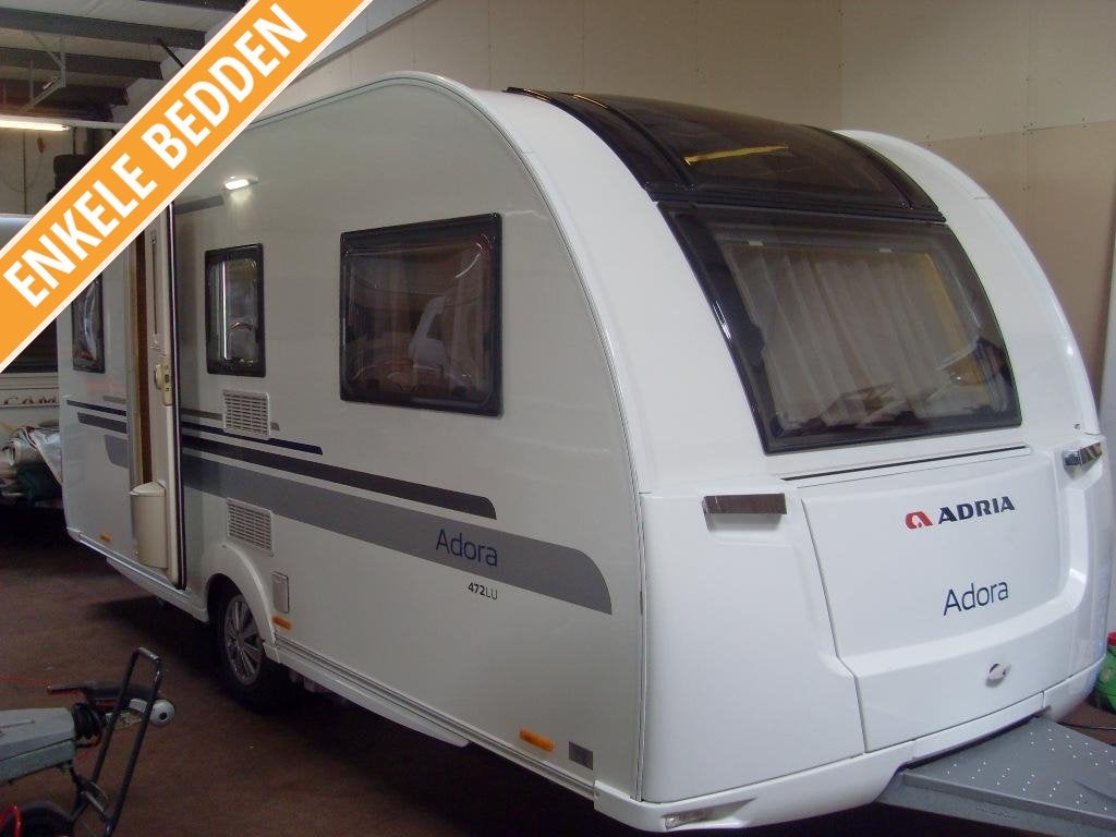 Adria Adora 472 LU met Mover, Rondzit, Schokbreker, Bedrijf, Adria
