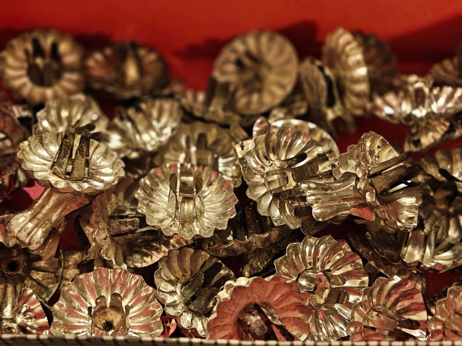 kerstboom kaarsjes  knijpers vintage, Ophalen of Verzenden