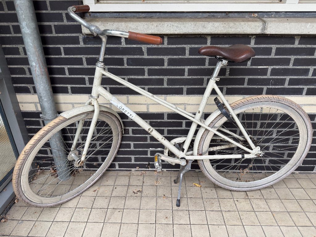 Veloretti Robyn Doorstapframe Wit, Fietsen en Brommers, Terugtraprem, 56 cm of meer, Ophalen, Overige merken
