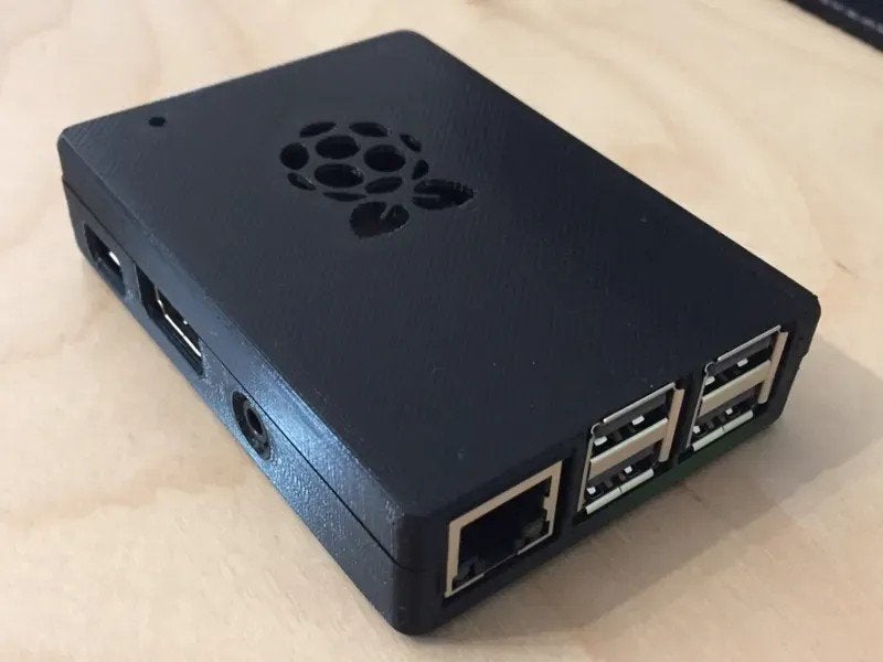 3D Geprinte Behuizing voor Raspberry Pi 3 - Zwart, Ophalen of Verzenden