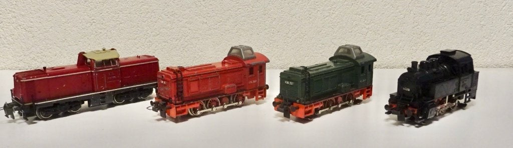 4 locomotieven TRIX EXPRESS, Gebruikt, Trix, Ophalen of Verzenden, Analoog