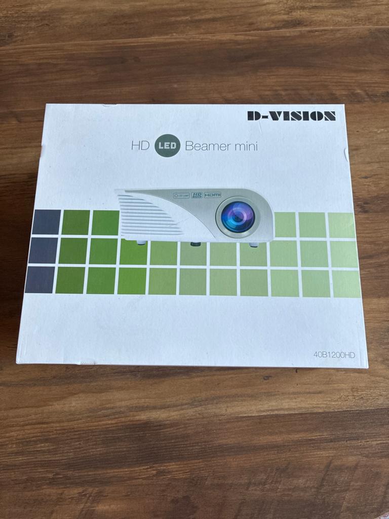 Mini beamer, LED, Ophalen of Verzenden, Zo goed als nieuw, Overige resoluties