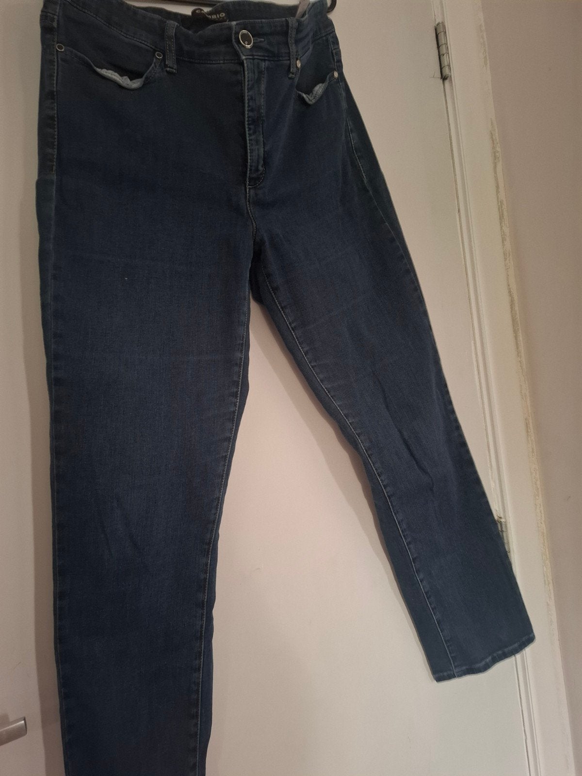 Cambio stretch jeans mt 44 met ritsje onderzijde zgan, Cambio, Blauw, Maat 42/44 (L), Ophalen of Verzenden