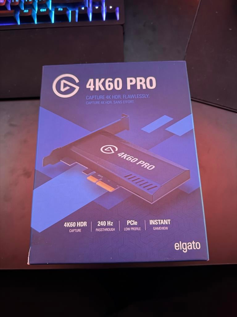 NIEUW! Elgato 4K60 Pro Game Capture Card, Ophalen of Verzenden, Nieuw