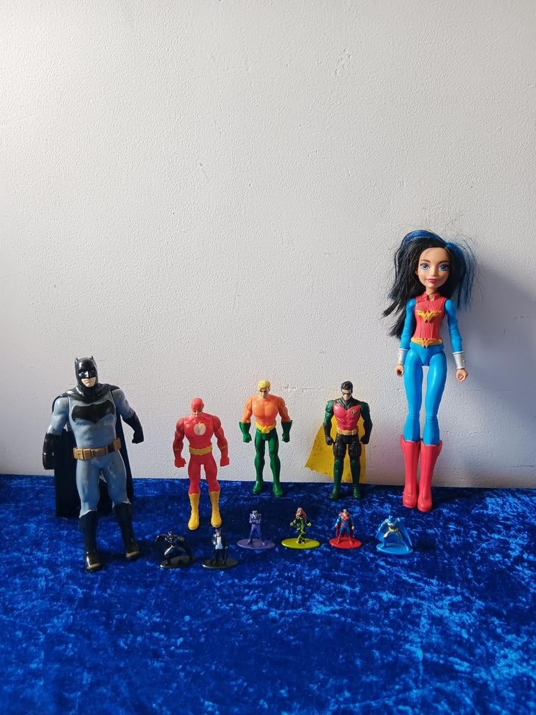 DC Comics Actiefiguren: Wonder Woman, Batman, Flash e.a., Kinderen en Baby's, Speelgoed | Actiefiguren, Ophalen of Verzenden