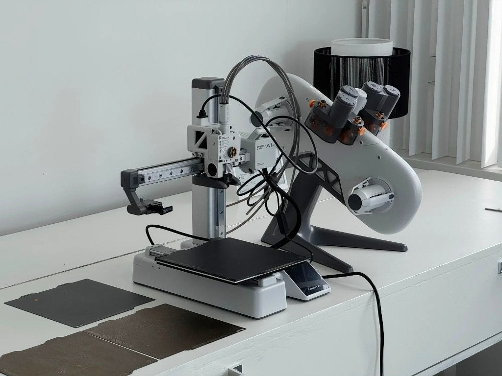 Bambu Lab A1 Mini Combo (AMS Lite), Computers en Software, 3D Printers, Ophalen, Gebruikt, Ingebouwde Wi-Fi, Filament