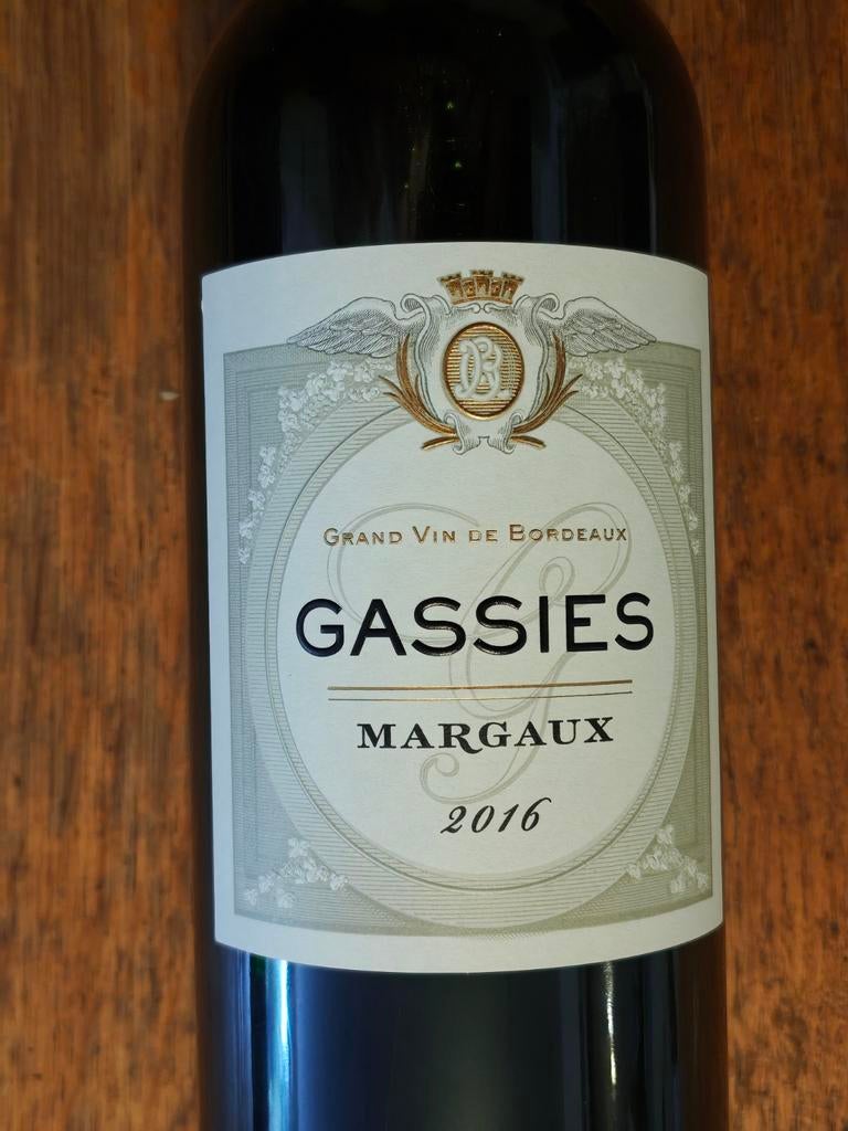 Gassies, Margaux 2016 - 2de wijn van Château Rauzan-Gassies, Frankrijk, Nieuw, Ophalen of Verzenden, Rode wijn