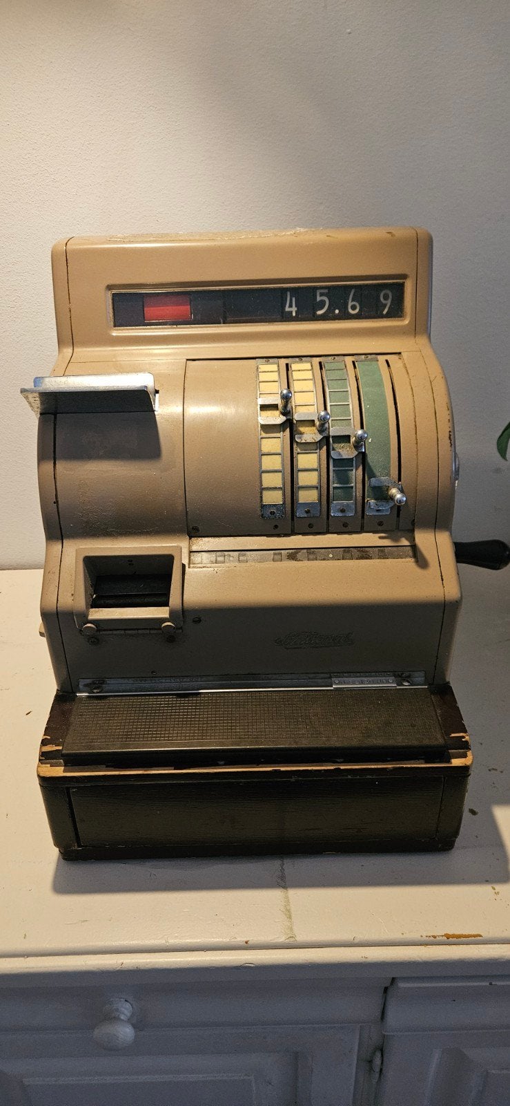 Antieke National Kassa - Lade defect, Ophalen