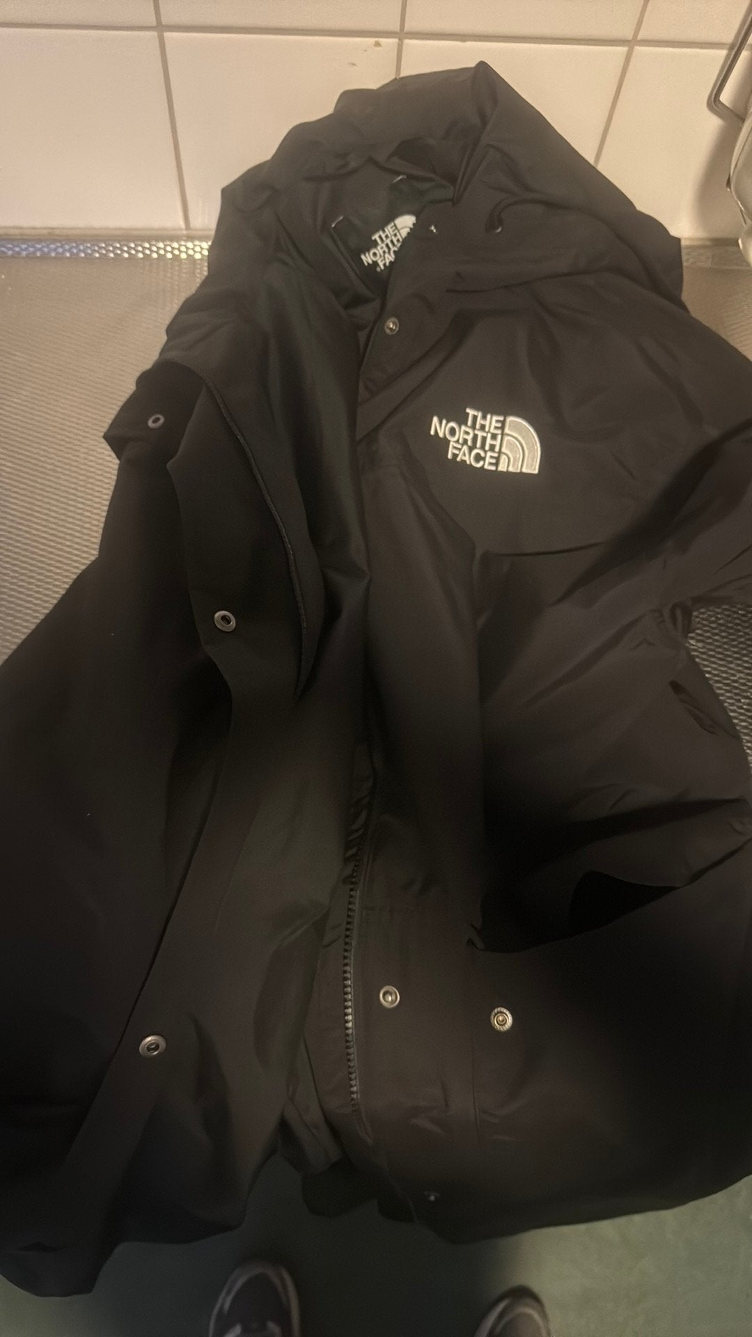 Northface jas maat M, Kleding | Heren, Jassen | Winter, Ophalen of Verzenden, Zo goed als nieuw, Zwart