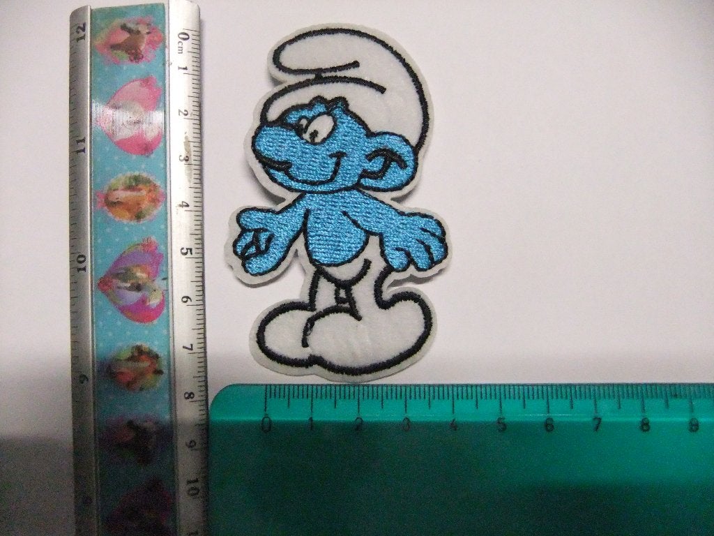 Smurf Opstrijk Patch - Leuke Applicatie voor Kleding, Verzenden, Nieuw, Overige applicaties