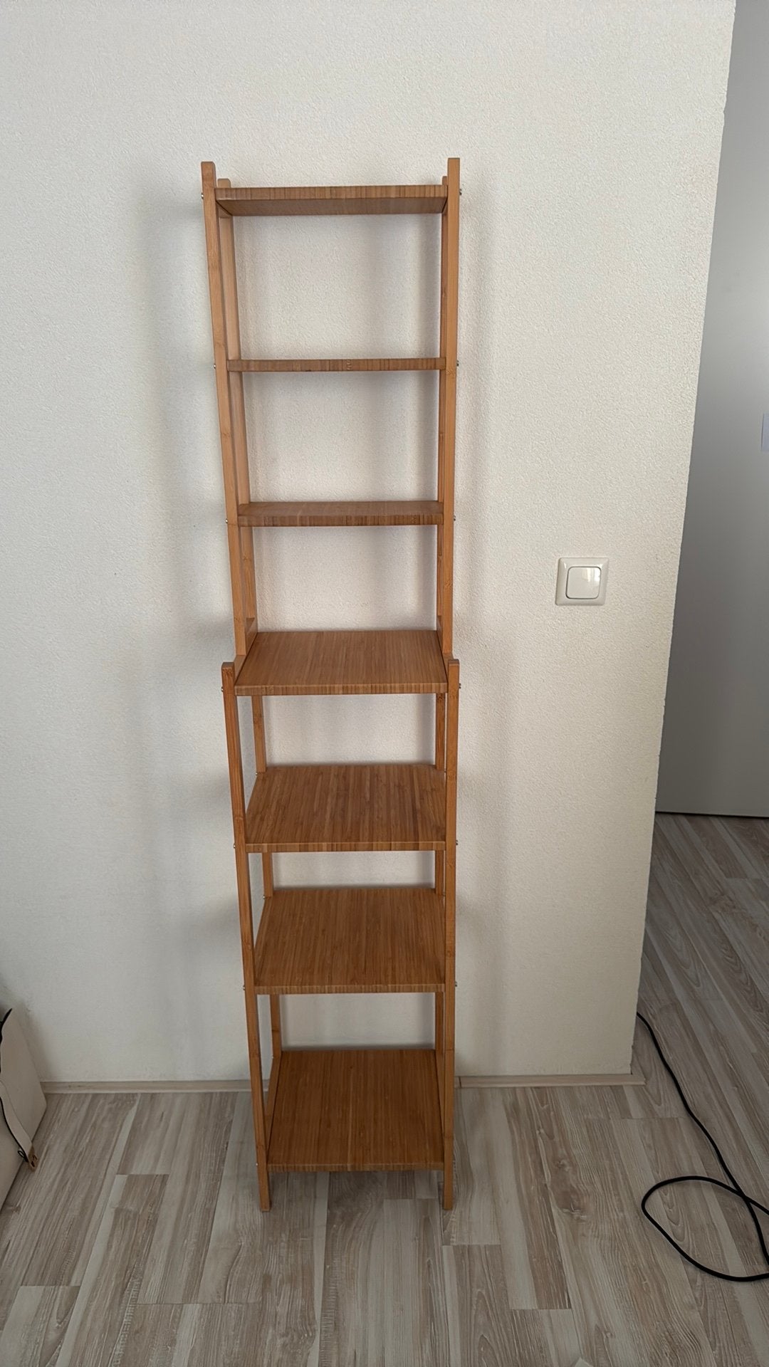 Stellingkast Ikea bamboe, Ophalen, (Half)hoge kast, Minder dan 50 cm, Zo goed als nieuw