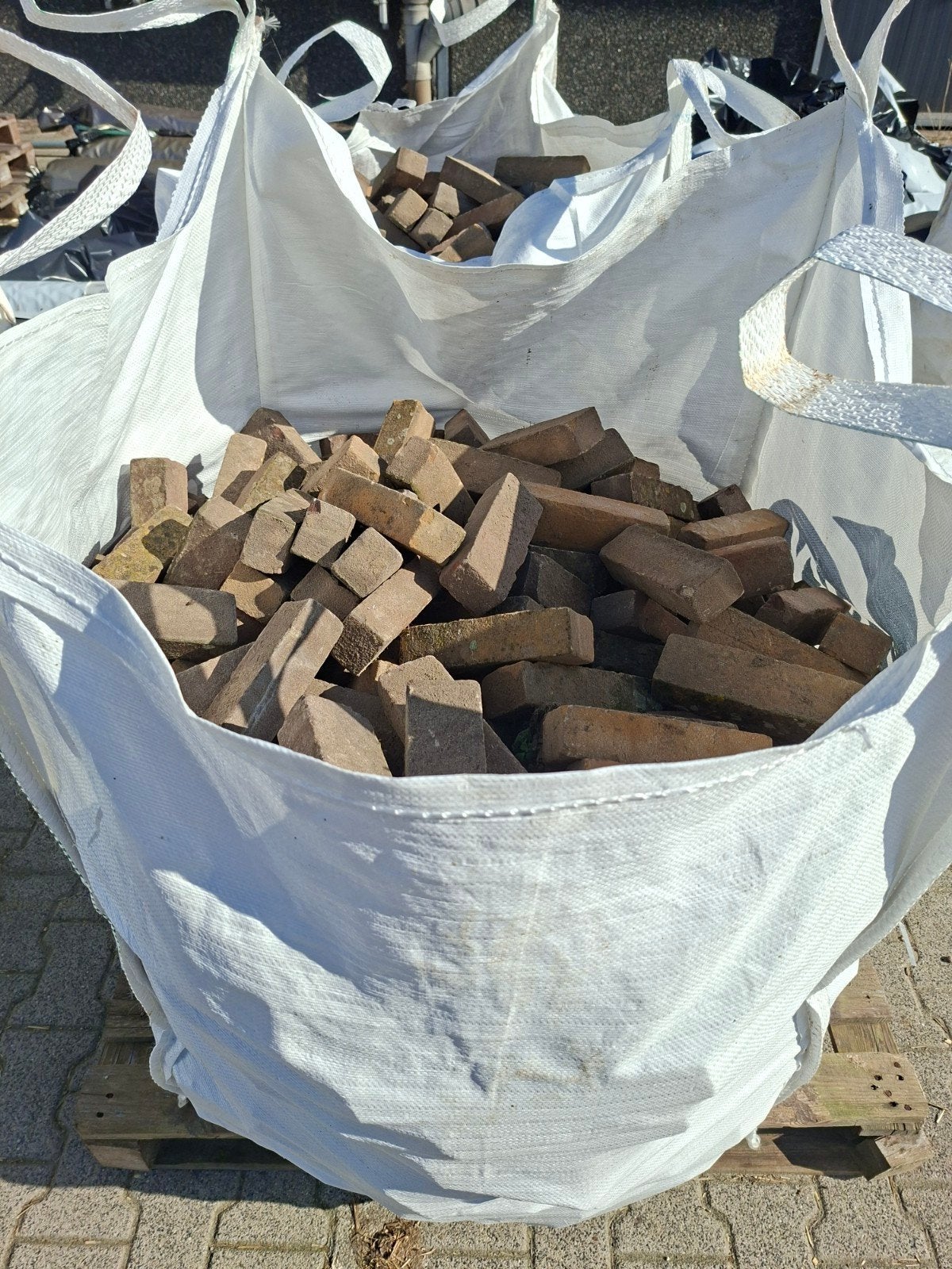 Gebruikte kleiklinkers in big bag, Ophalen, Gebruikt, Overige materialen, Klinkers