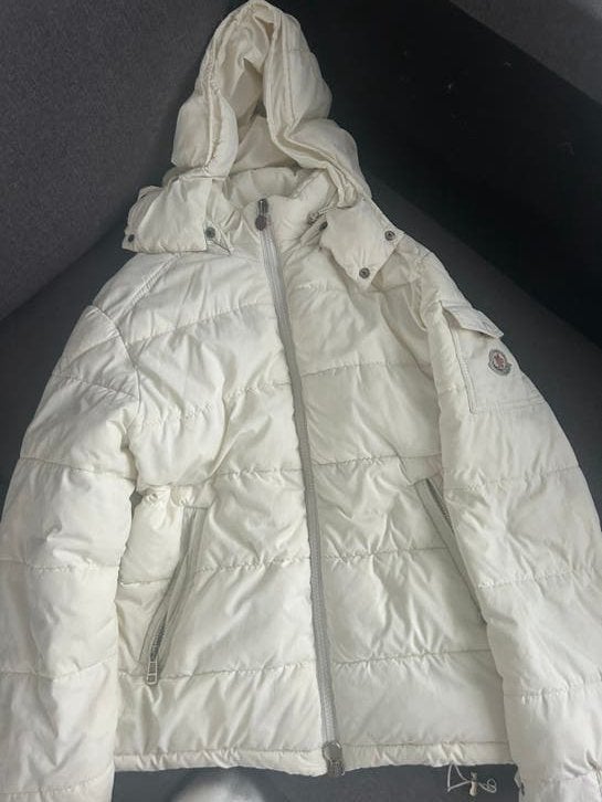 Moncler Maya Jas, Kleding | Heren, Ophalen of Verzenden, Nieuw, Maat 46 (S) of kleiner, Wit