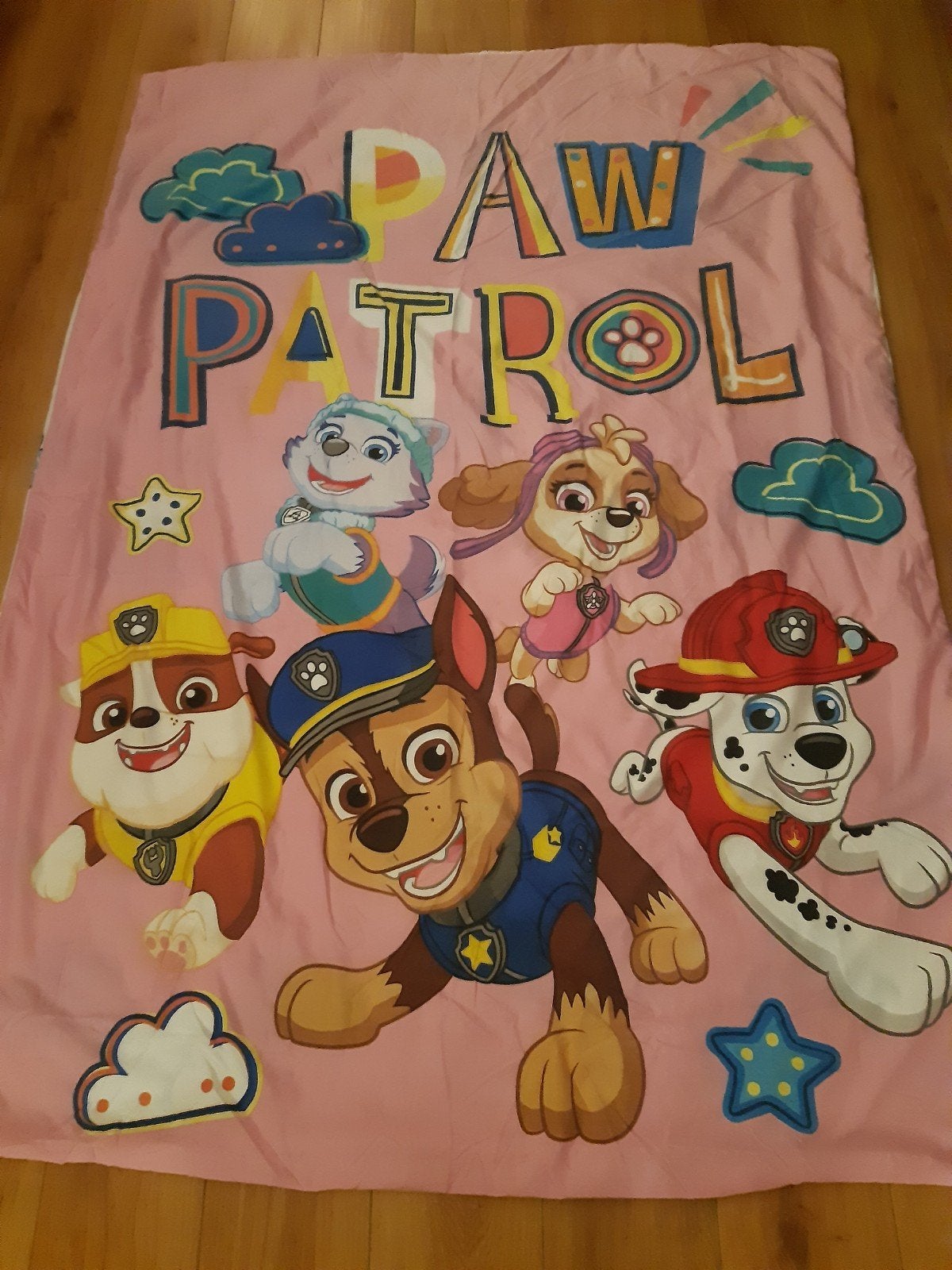 PAW PATROL DEKBED OVERTREK., Ophalen, Jongetje of Meisje, Dekbedovertrek, Zo goed als nieuw