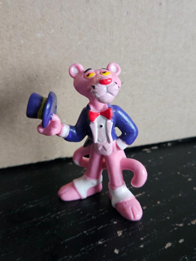 Pink Panter Poppetje met Hoed, Ophalen of Verzenden, Gebruikt