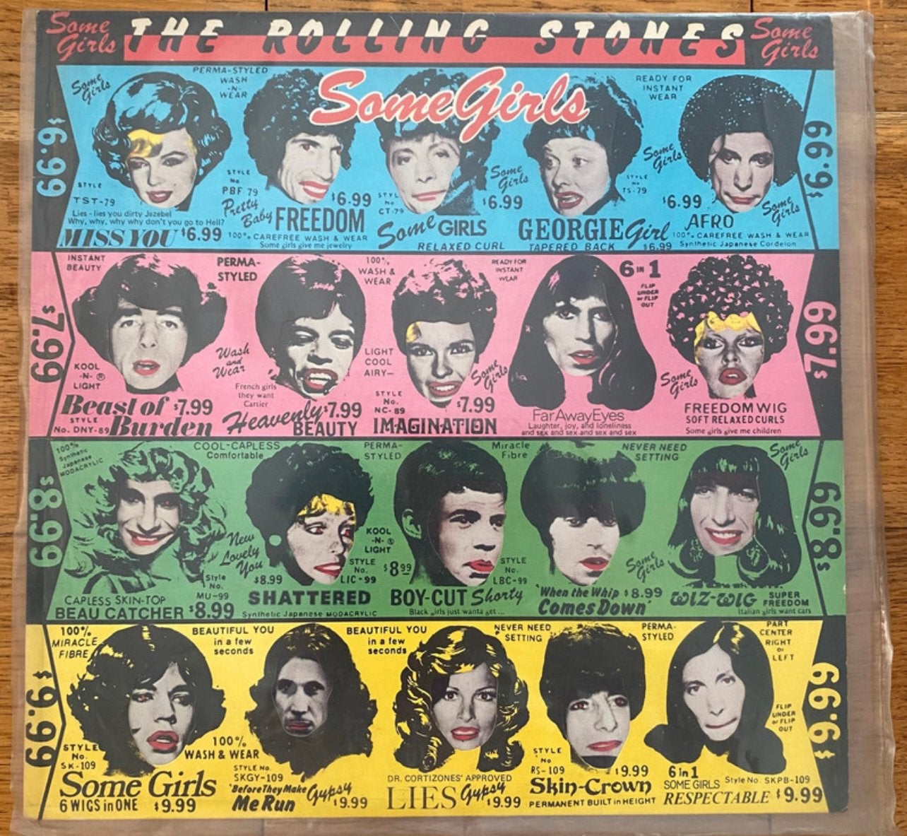 The Rolling Stones – Some Girls LP 1978 UK First Press, Cd's en Dvd's, Vinyl | Rock, LP, Verzenden, Originele persing, Zo goed als nieuw