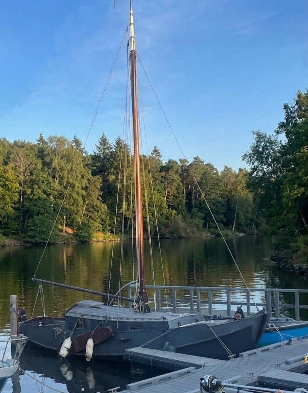 Verstaging en divers rondhout van platbodem / zeeschouw, Ophalen of Verzenden, Gebruikt